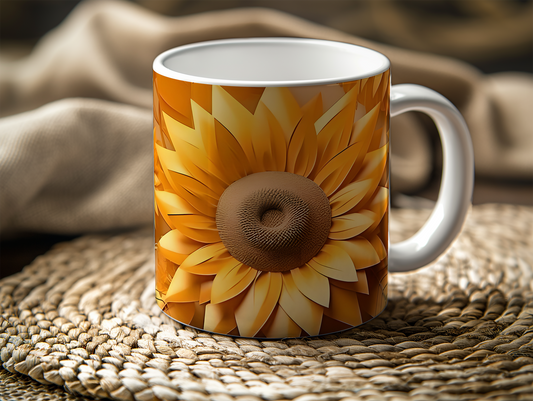 Ceramic mug - Sunflowers